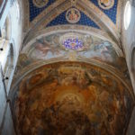 A fresco on the ceiling of the Cathedral San Martino.